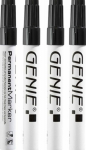 GENIE P-Marker Rund-Spitze Metall schw. 4 Stk