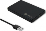 Qoltec Obudowa na dysk HDD/SSD 2.5 cala SATA3 | USB 2.0 | Czarny