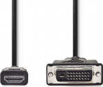 Nedis Kaabel HDMI A otsik - DVI-D (24+1) M, 3m, must