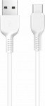 Kabel USB Hoco USB-A - USB-C 3 m White (6957531068976)