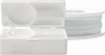 TPU 95A filament Ultimaker 3D-printerile, termoplastiline pol&uuml;ester, valge, 2.85mm 750g