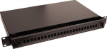 Lanview Fibre patch panel 19" 1U 24, ports for SC simplex/LC