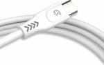 Cable USB Somostel USB-A - USB-C 1.2 m White (SMSBT09)