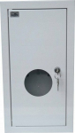 Alfako Metal flush-mounted switchgear 1 X TL 1F on the electronic counter + 6 security door lock RAL 9003A-RW6E