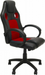 Topeshop ENZO armchair red and black