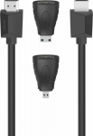 Kabel Hama HDMI - HDMI 1.5m czarny (002007050000)