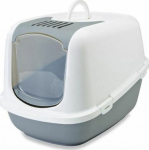 SAVIC Nestor Jumbo White-Grey &ndash; covered cat litter box &ndash; 66.5x48.5x46.5 cm &ndash; 1 pc