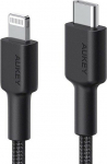 AUKEY CB-CL03 kabel Lightning - USB-C 2m MFi Apple USB-PD nylon braid black