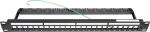 CommScope RJ45 Patch Panel, SL Series, 24-port, black, unloaded