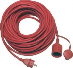 REV extension IP44 25m red
