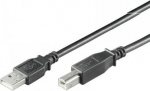 Wentronic GB USB 2.0 CABLE 5.0M, A-B, BULK