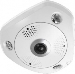 LevelOne IPCam Fisheye Dome In 12MP/H.265/IR/ 12W/PoE/IP67