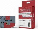 Capture 6mm x 8m Black on Transparent, Tape