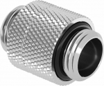 Barrow Adapter gerade G1/4 Zoll AG auf G1/4 Zoll AG, 14mm, drehbar - silber