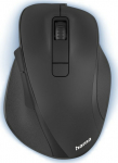 Hama MW-500 V2 czarna - Wireless Mouse| 800/1200/1600 dpi | 6 buttons | quiet buttons