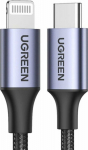 Kabel USB Ugreen USB-C - Lightning 1.5 m Czarny (UGR1470)