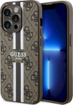 Guess GUHMP14LP4RPSW Hardcase 4G Printed Stripes MagSafe for iPhone 14 Pro 6.1" / brown