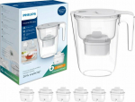 Filter Jug Philips Philips AWP2933WHT6/58 white + Filters 6 szt