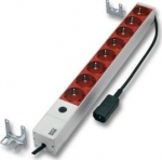 Bachmann EFB-Elektronik - Steckdosenleiste (Rack - mountable) - Eingabe, Input power supply - output terminals: 8 (power CEE 7/7)