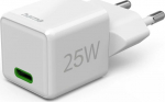 Hama supermini 25W PD/QC 1x USB-C white - Charger | USB-C | Power Delivery/Quick Charge | 25W | White