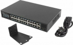 Switch Lamax Switch unmanaged Lanberg 24x 100Mb PoE+/2x Combo Rack 19'' Gigabit Ethernet 250W