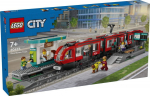 Lego Klocki City 60423 City tram with station
