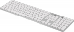 DELTACO Wireless keyboard for Mac, bluetooth, switching unit, silver