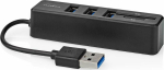HUB USB Nedis Nedis CCGB60250BK01 hubs and concentrators