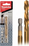 Makita MAKITA drill bit. DRILL DO METAL HSS-TIN 1/4'' HEX 10.0x102mm