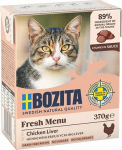 BOZITA Fresh Menu Chicken liver in gravy - wet cat food - 370g