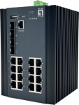 LevelOne Industr.Switch 16xGE/4xSFP/4x2.5GSFP Managed L2