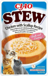 INABA Ciao Stew Chicken & Scallop - cat treats - 40g