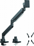LogiLink Befestigungskit (Monitorarm) - robust - f&uuml;r LCD-Display / Curved LCD-Display - Gasdruckfeder - Aluminium, Stahl, Kunststoff - Schwarz - screen size: 43.2-145 cm (17"-57")