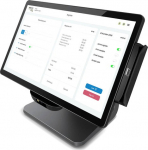 ELO Touch Solutions Elo E-Series 3, 8GB RAM, 128GB SSD, WiFi, 39.6 cm (15.6"), Full HD, USB, USB-C, RS232, BT, Ethernet, Intel Celeron, SSD, 11 IoT Enterprise, kit (RS232), black - POS System, screen size: 39.6 cm (15.6"), touch technology: capacitiv ...
