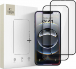 Hofi TEMPERED GLASS TECH-PROTECT GLASS FIT+ 2-PACK IPHONE 16E BLACK