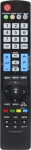 HQ LXP258 TV remote control LG MKJ61841804 Black