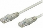 Wentronic Goobay | CAT 6 patch cable, U/UTP | Grey RJ45 male (8P8C) | RJ45 male (8P8C)