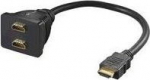 MicroConnect HDMI 19M - 2X HDMI 19F, Male to 2X Female