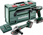 Power tool set Metabo METABO.COMBO SET 18V 2.4.3 (BS18+W18) 1x4.0Ah, 1x2.0Ah METABOX ..