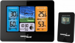 Weather station GreenBlue Weather station WiFi GreenBlue, compatible with TUYA, external sensor, calendar, weather forecast, barometer, GB215