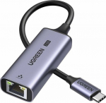 Adapter USB Ugreen CM648 USB-C - RJ45 Czarny (25052)