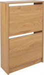 Shoe cabinet AALBORG 49x18xH84cm, oak