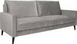 Sofa bed ANNA with storage box, beige velvet