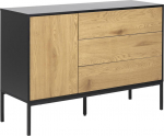 Sideboard SEAFORD 120x40xH82cm, oak