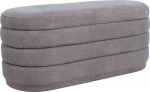 Bench HIRO 104x44xH44cm, light brown, with storage