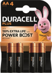 Duracell Battery Plus - AA (MN1500/LR6) Boost K4 4St