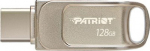 PAT Patriot Memory Tab T560 128GB USB flash drive Dual USB 120MB/s (PS128GT560DS5D) Silver