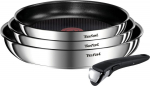 Tefal Ingenio Emotion L897S474 4 el. srebrny - stuff: aluminium | Type of cuisine: Ceramic, Electrical, Gas, Induction