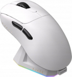 Wireless gaming mouse Ajazz AJ179PRO -3 Mod-White-Pixart 3395-8K Charging Dock