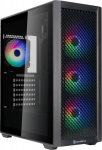 SilverStone SST-FA515XR-BG FARA, Midi Tower, ARGB, tempered glass - schwarz
